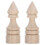 2pcs Unfinished Wooden Finials for Bed Posts Staircases 8