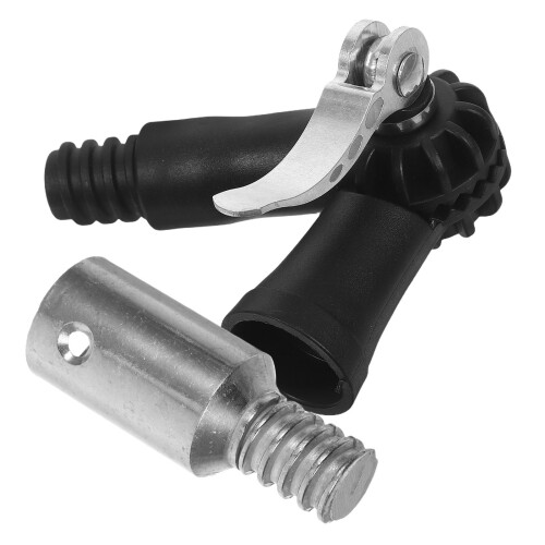 1 Set Plastic Spinning Mop Adapter with Threaded Tip Aluminum Alloy