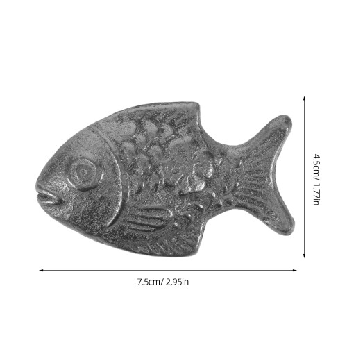 2pcs Iron Fish for Cooking Cast Iron Plate Anemia Support 1