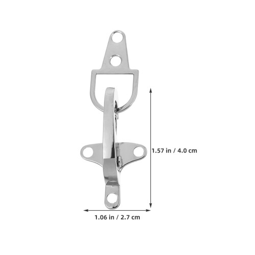 1 Set Coat Buckle Locking Fasteners Holder for Poncho Wind Coat Closure 2
