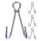 4pcs Stainless Steel Dual Drift Reef Hook Dive Accessories 10