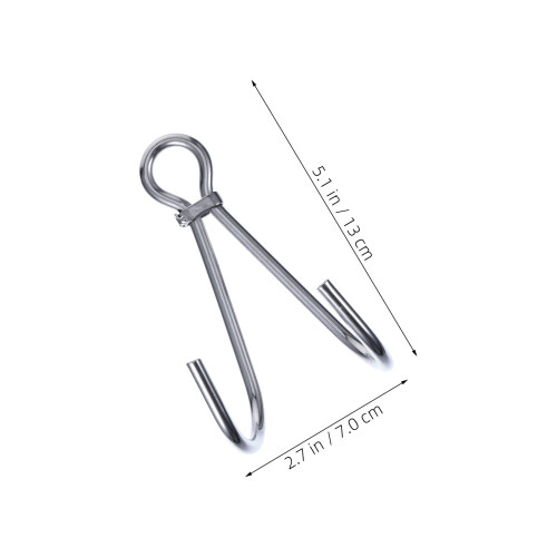 4pcs Stainless Steel Dual Drift Reef Hook Dive Accessories 2