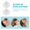 100pcs White Silicone Earring Backs 8x5mm Flat Disc Retainers 9