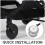 4pcs Toddler Stroller Wheels Replacement Swivel Stem Caster 9