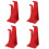 Worgeous  4 Pcs Shower Rack Removable Wall Hooks Fire Extinguisher 8