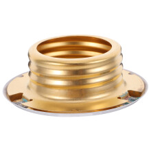 Copper Fire Sprinkler Cover for Ceiling with Metal Wall Flange