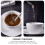 weiße Keramik Kaffeetasse 250 ml mit Tablett, Teetasse Set 9