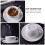 weiße Keramik Kaffeetasse 250 ml mit Tablett, Teetasse Set 11