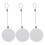1 Set Retractable Cable Lock Round Security Lock With Wrench 10