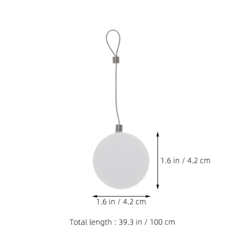 1 Set Retractable Cable Lock Round Security Lock With Wrench 1