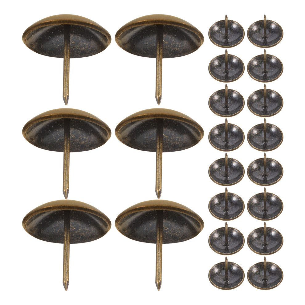30Pcs Antique Metal Round Tacks For Upholstery Cork Board Decor 3222355360630