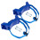 Masteelf  2 Pcs Gas Cylinder Retention Strap Wall Mounted Bracket Blue 1