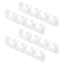 2 Pairs Silicone Toe Separators Reusable Gel Divider for Pedicure
