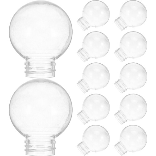 20pcs Clear Globe Lamp Shade 50mm for Ceiling Pendant Lighting