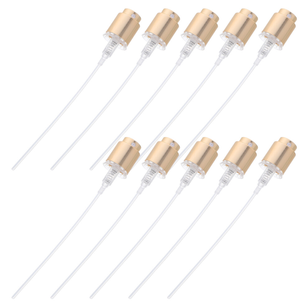 Totority Golden Essential Oil Bottle Sprayer Aluminum 10Pcs