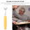 1pc Folding Spoon Portable Rehabilitation Tableware 11