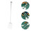Kitchen Silver 1set 17.84x3.54x0.47in 4