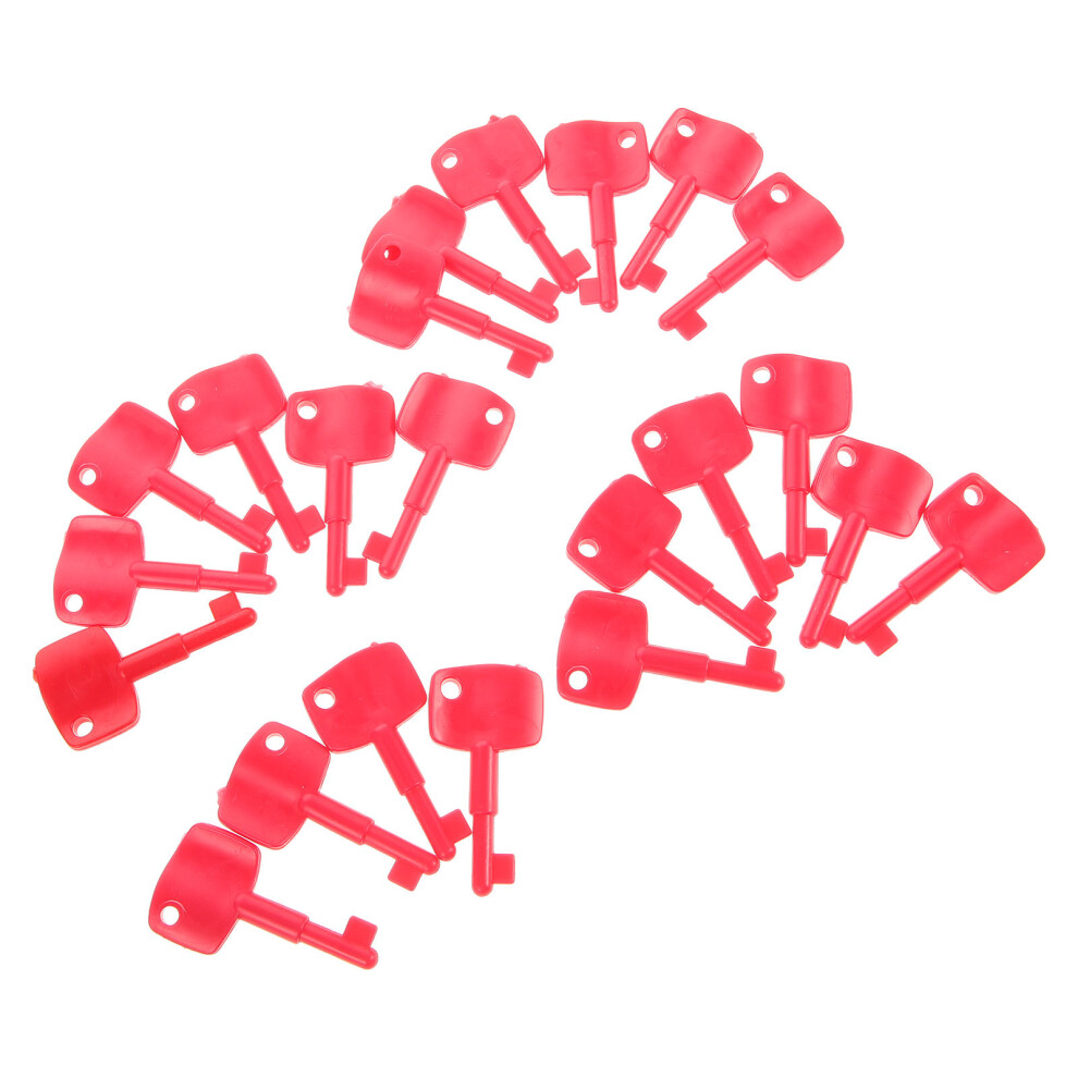 Sturdy Reset Keys Plastic Red 20Pcs 3222355361668