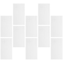 10sheets Double Sided Adhesive Pads Foam Squares Sticky Tape