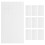 10sheets Double Sided Adhesive Pads Foam Squares Sticky Tape 11