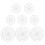 8pcs Fermenting Jar Mesh Presser Plastic Handle Wide Mouth Pickle Can 1