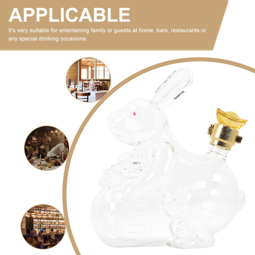 Rabbit Shaped Portable Transparent 2