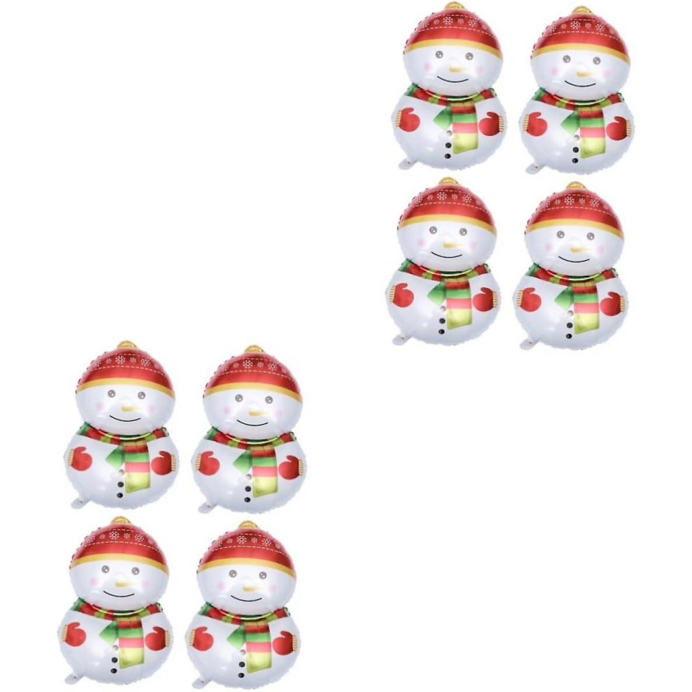 8 Pcs Christmas Decor Foil Balloons Christmas Aluminum Balloon Xmas Latex Balloon Christmas Party Balloons Holiday Christmas Cartoon Balloon Xmas Film-image-OPC-PKJNZX8-NEW