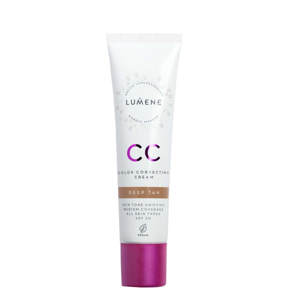Lumene (Deep Tan) Cc Color Correcting Cream Spf20 Ultra Light 30Ml