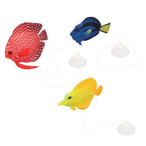 3Pcs Silikon Schwimmende Glowing Clownfische