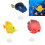 3Pcs Silikon Schwimmende Glowing Clownfische 11