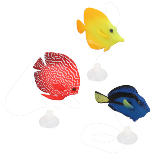 3Pcs Silikon Schwimmende Glowing Clownfische 1