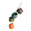 1 set ceramic hanging flowerpot for balcony plants 10