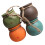 1 set ceramic hanging flowerpot for balcony plants 11