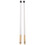 1 Pair Jazz Drum Sticks Brushes for Drummer Beginners White 1