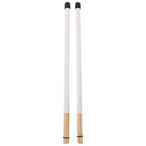 1 Pair Jazz Drum Sticks Brushes for Drummer Beginners White
