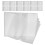 50pcs Waterproof Book Sleeve 22k Document Protector Plastic Cover 10