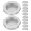 12pcs Round Tinplate Cookie Box with Lid Metal Container 1