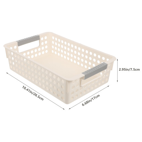 Plastic Storage Basket Desktop Hardware Toy Bin Organizer 1