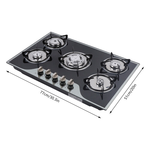 5-Burner Gas Stove 77*51*15 cm 1