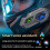 Motorcycle Helmet Bluetooth Headset, Bluetooth 5.3, 500m Intercom, 2-in-1 Microphone(Black) 4