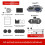 Motorcycle Helmet Bluetooth Headset, Bluetooth 5.3, 500m Intercom, 2-in-1 Microphone(Black) 5