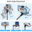 Automatic Selfie Stick Tripod, 69" Auto Pop Open Mobile Phone Tripod with Magnetic Bluetooth Remote(Black) 4