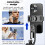 67" Foldable Bluetooth Selfie Stick Tripod/Monopod with Dual LED Lights, Wireless Charging(Black) 4