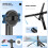 Magnetic Selfie Stick, Cell Phone Tripod Mount, for iPhone Android Cell Phone(Black) 5