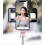 Selfie Stick Tripod,Extendable Selfie Stick Tripod with Dual LED Ring Light with Wireless Remote(White) 4