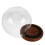 Cloche Dôme Verre Base Eva Support Décoratif Pour Fleurs 10