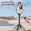 Portable Selfie Stick,360 Rotation,Sturdy, One-Touch Push Button Switch with Bluetooth Remote Control(Black) 4