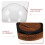 Cloche Dôme Verre Base Eva Support Décoratif Pour Fleurs 8