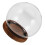 Cloche Dôme Verre Base Eva Support Décoratif Pour Fleurs 11