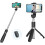 Three-in-one wireless remote control bluetooth selfie stick foldable and expandable tripod(Black) 5